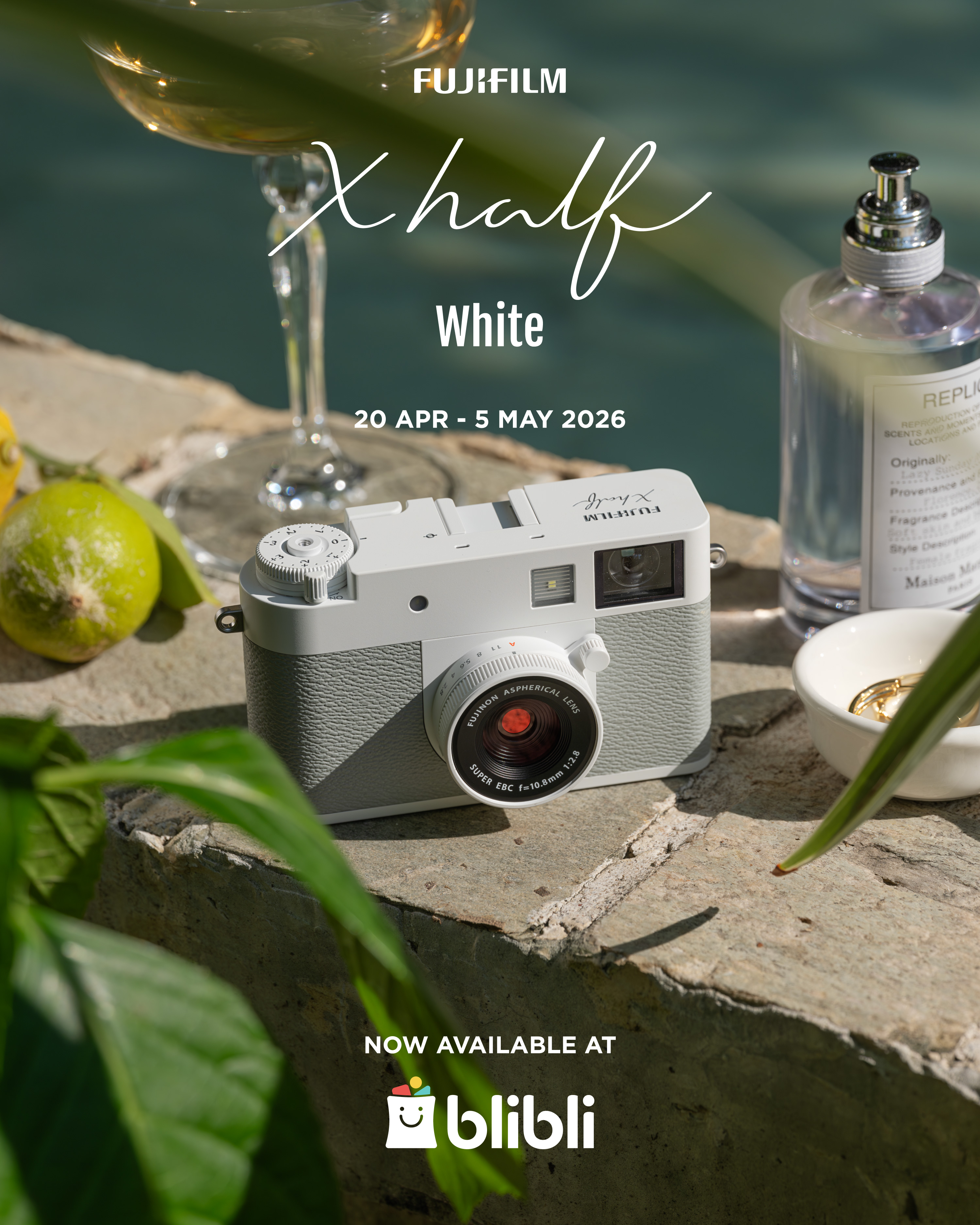 Promo X-Half White Exclusive Blibli.com
