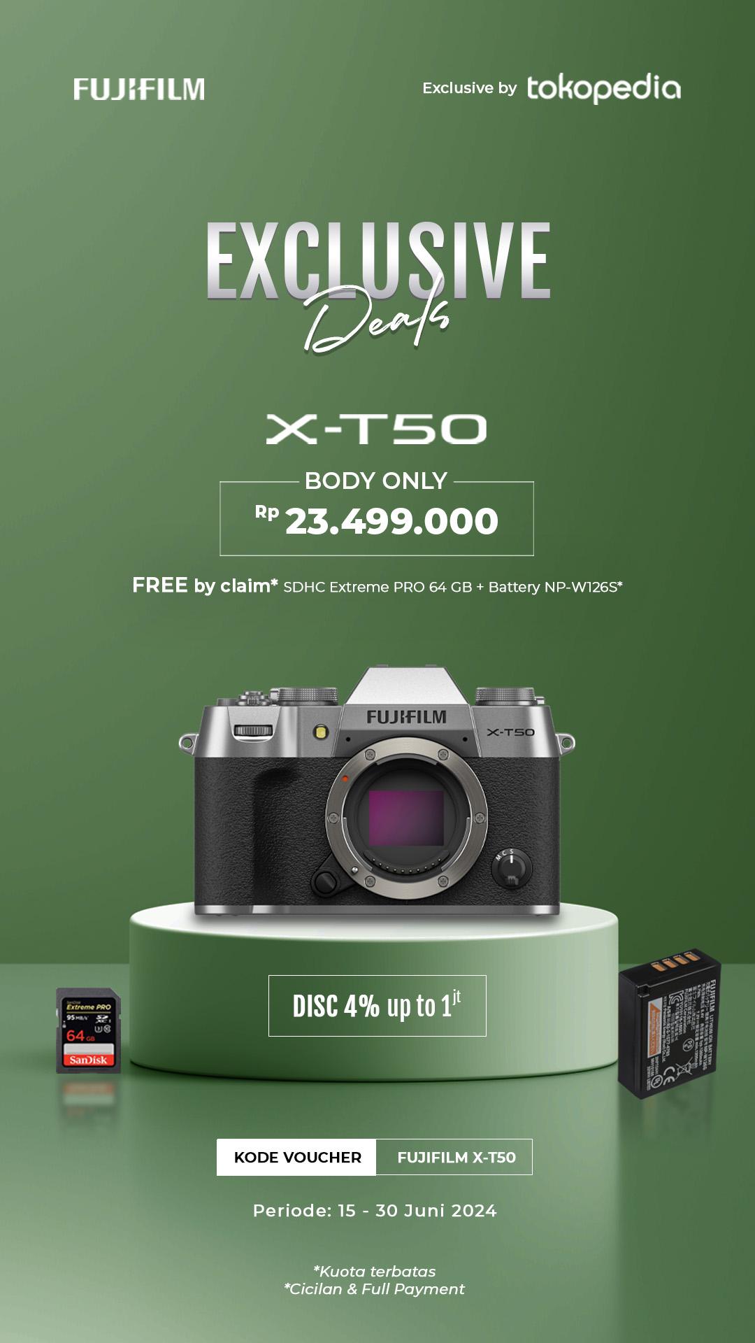 Exclusive Deals X-T50