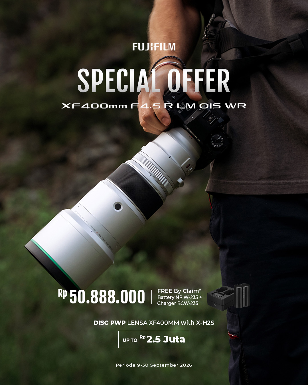 Special Offer XF400 F4.5 R LM OIS WR